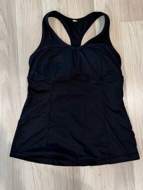 lululemon athletica Black Racerback Athletic Tank